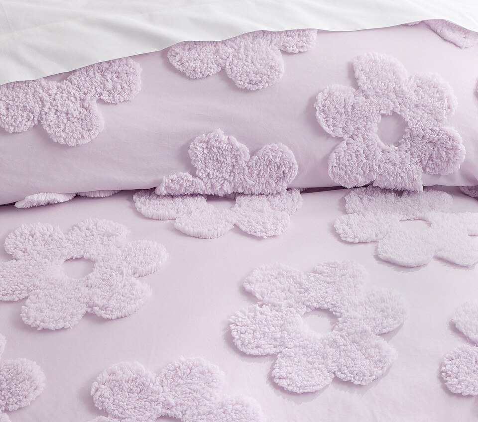 Textured Daisy Jacquard Duvet Cover & Pillowcases